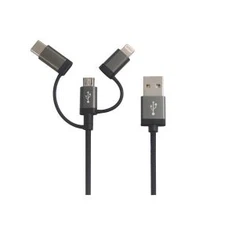 Fast Charge USB kaablit RA Lightning Micro USB Type C kaabel 3 1 Nylon Cable